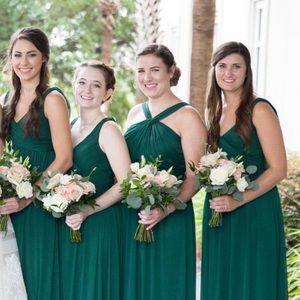 David’s bridal juniper brides maid dress